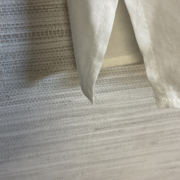 Savanna Jane V-Neck Blouse with Floral Embroidery - White and Pink Plus 1X - Picture 13 of 14